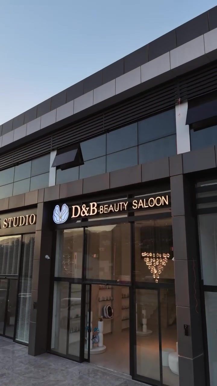 D&B Beauty Saloon mağaza girişi